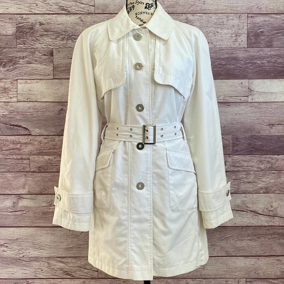 giacca Jackets & Coats Giacca Gallery Company White Silver Long